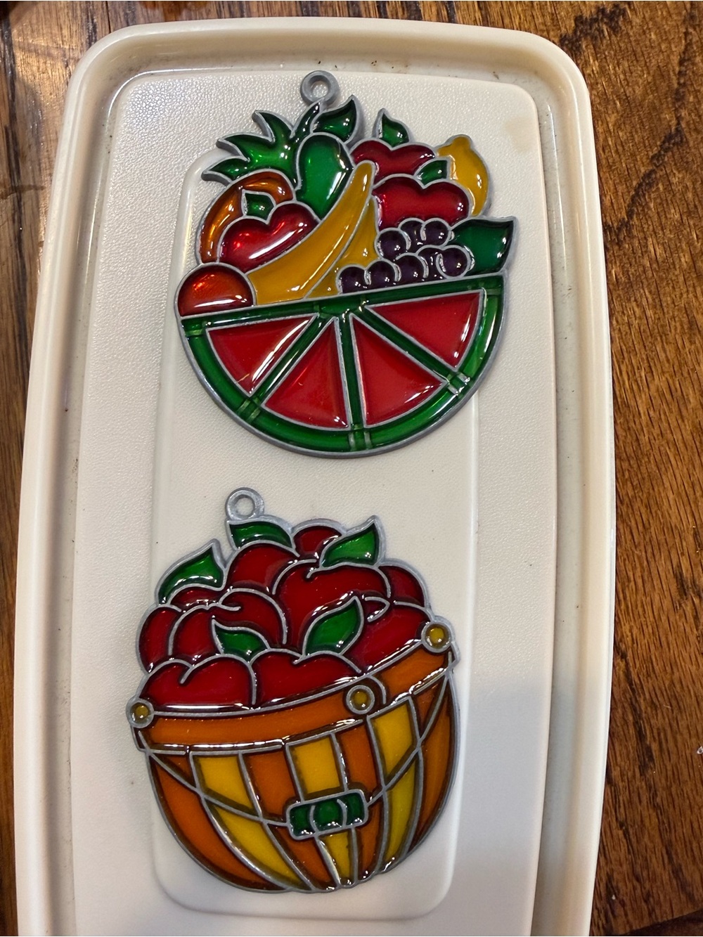 Faux Stained Glass Suncatchers